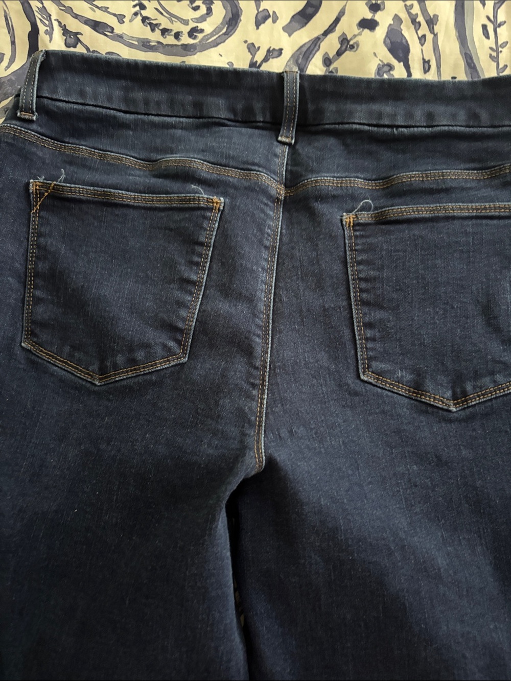 Chico's Dark Blue Stretch Skinny Jeans - Picture 3 of 3